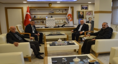 İYİ Parti'li Usta'dan Havza Belediye Başkanı İkiz'e ziyaret