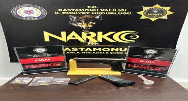 Kastamonu'da uyuşturucu operasyonunda 4 zanlı yakalandı