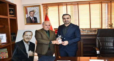 Kaymakam Kaya ve Belediye Başkanı Gül'e ziyaret