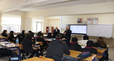 Of Milli Eğitim Müdürü İdris Kabahasanoğlu'ndan Of Fen Lisesi'ne ziyaret