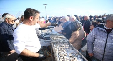 Ordu’da düzenlenen festivalde 10 ton hamsi tüketildi