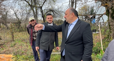 Salıpazarı Belediyesi beton üretimi yapıyor