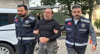 Samsun'da 2 akrabasını silahla yaralayan, evinde el bombası bulunan zanlı adliyede