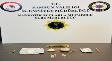 Samsun'da firari hükümlü ile yanındaki zanlı uyuşturucuyla yakalandı
