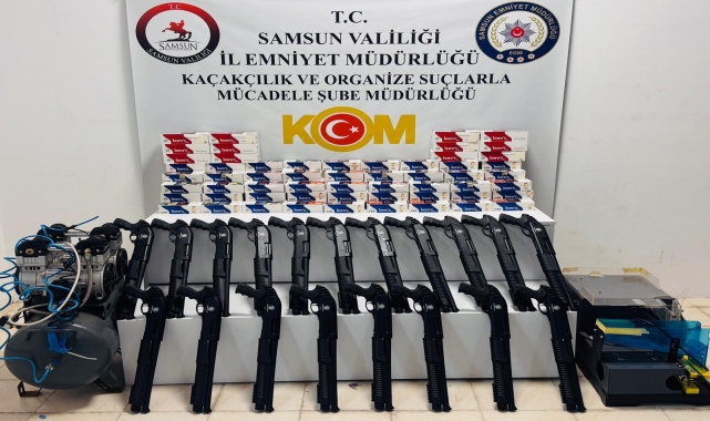Samsun'da kaçakçılık operasyonunda 2 şüpheli yakalandı