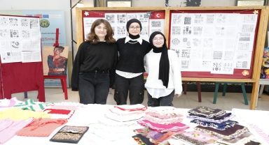 Samsun'da lise öğrencileri Türk kültürünü motiflerle tanıyor