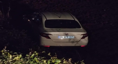 Samsun’da tarlaya devrilen otomobildeki 3 kişi yaralandı