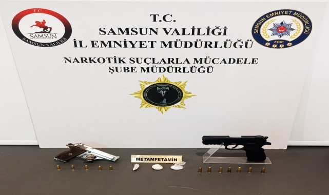 Samsun'da uyuşturucu operasyonunda 8 zanlı yakalandı