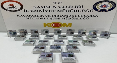 Samsun'da yılbaşı öncesi denetiminde 25 gümrük kaçağı elektronik sigara ele geçirildi