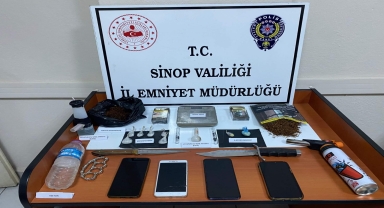 Sinop'ta uyuşturucu operasyonunda yakalanan 3 zanlı tutuklandı
