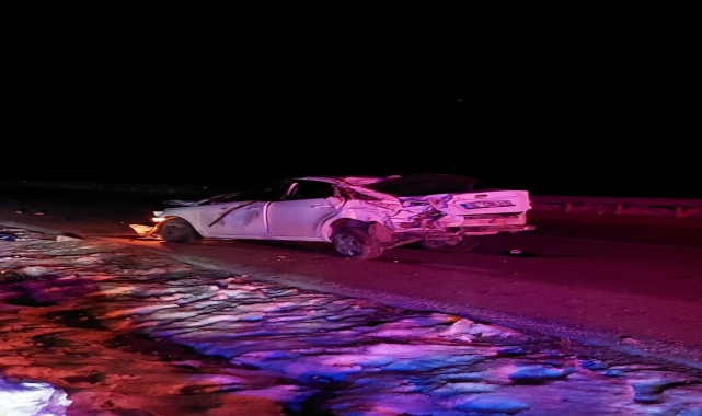 Tokat'ta devrilen otomobildeki 3 kişi yaralandı