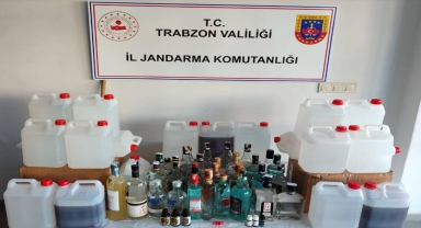 Trabzon'da sahte içki operasyonu