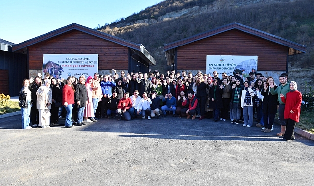 Üniversite öğrencileri En Mutlu Köy’ü inceledi