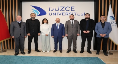 Yığılca Balköy Kooperatifinden Düzce Üniversitesi Rektörü Sözbir'e ziyaret
