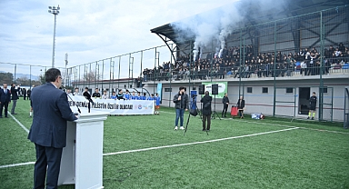 BAŞKAN GENÇ, GENÇLİG FUTBOL TURNUVASI’NIN STARTINI VERDİ