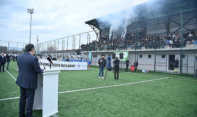 BAŞKAN GENÇ, GENÇLİG FUTBOL TURNUVASI’NIN STARTINI VERDİ