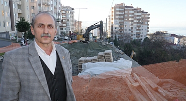 BÜYÜKŞEHİR’DEN ÇÖKEN İSTİNAT DUVARINA MÜDAHALE