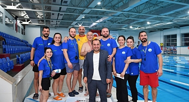 Master yüzme yarışında dereceye girenler belli oldu