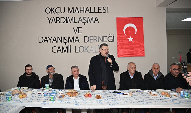 BAŞKAN GENÇ OKÇULAR MAHALLESİ’NDE VATANDAŞLARLA BULUŞTU