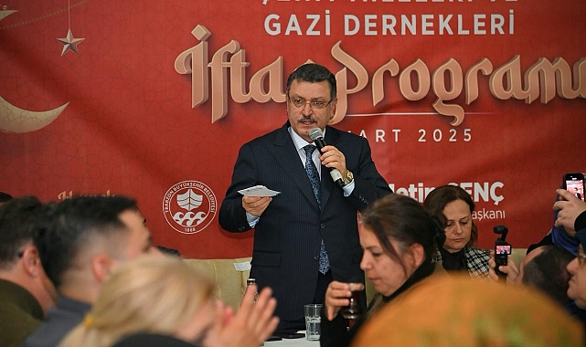 BAŞKAN GENÇ, ŞEHİT AİLELERİ VE GAZİ DERNEKLERİ İLE İFTARDA BULUŞTU