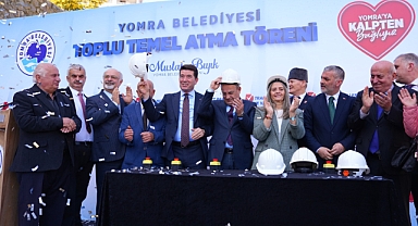 Başkan Kaya, Yomra’daki temel atma törenine katıldı