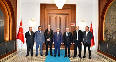 BAŞKAN SEMİZ VALİ YILDIRIM'I ZİYARET ETTİ