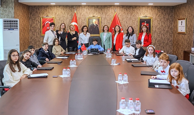 Minik misafirlerimizden renkli ziyaret