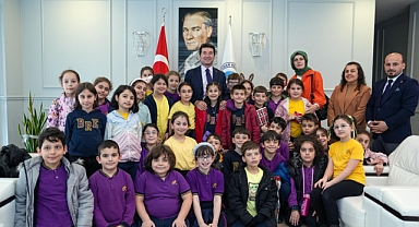 ÖĞRENCİLER, BAŞKAN KAYA’NIN MİSAFİRİ OLDU