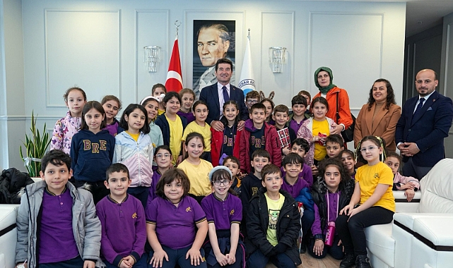 ÖĞRENCİLER, BAŞKAN KAYA’NIN MİSAFİRİ OLDU