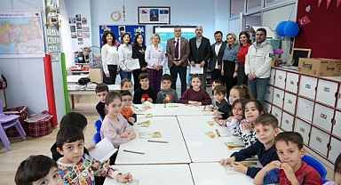 ANAOKULU ÖĞRENCİLERİNDEN GERİ DÖNÜŞÜM KAMPANYASINA ANLAMLI DESTEK