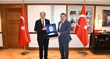 CUMHURBAŞKANI ERSİN TATAR, BAŞKAN GENÇ’İ ZİYARET ETTİ