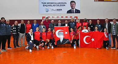ORTAHİSAR BELEDİYESİ KADIN HENTBOL TAKIMI, ŞAMPİYONLUK MAÇINA ÇIKIYOR