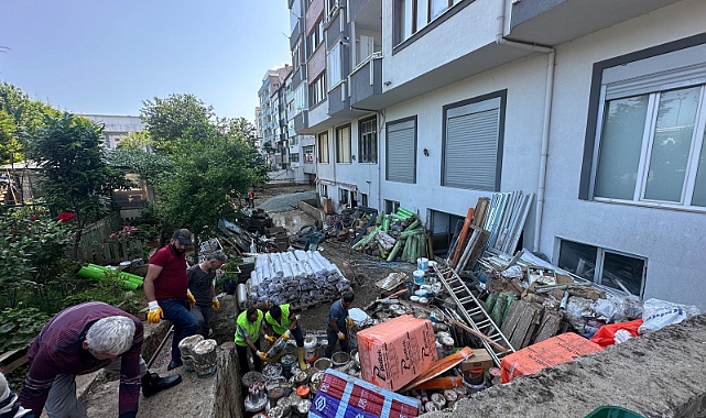 Afet mağdurlarına 185 personel ve 57 araçla destek veriliyor