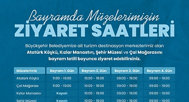 BAYRAMDA MÜZE VE ÖREN YERLERİNİ ZİYARET SAATLERİ AÇIKLANDI
