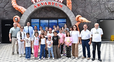 ÇOCUKLAR, TÜNEL AKVARYUM’DAKİ ETKİNLİKTE GÖNÜLLERİNCE EĞLENDİ