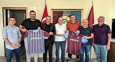KTFF yöneticileri Hüseyin Duvarcı ve Hüseyin Ekmekçi’den kulübümüze ziyaret