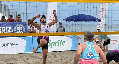 TRABZON'DA ULUSLARARASI PLAJ VOLEYBOLU HEYECANI BAŞLADI