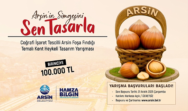 ARSİN BELEDİYESİ’NDEN  100 BİN TL ÖDÜLLÜ YARIŞMA