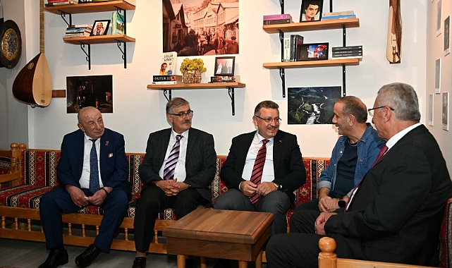 BAŞKAN GENÇ 'TEN VOLKAN KONAK SANAT ODASI' NA ZİYARET