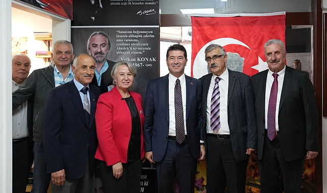 BAŞKAN KAYA,VOLKAN KONAK SANAT ODASI'NIN AÇILIŞINA KATILDI