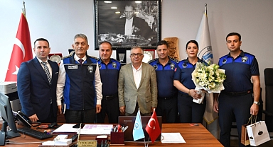 BAŞKAN KAYA, ZABITA HAFTASINI PERSONELİYLE KUTLADI