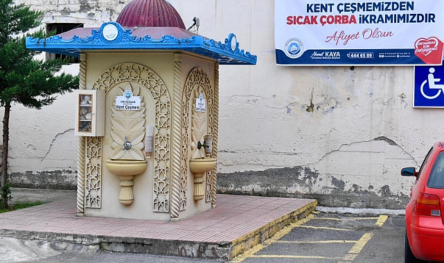 ORTAHİSAR’DA KENT ÇEŞMELERİNDEN SICAK ÇORBA İKRAMINA BAŞLANDI