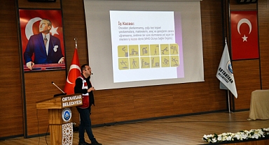 BELEDİYE PERSONELİNE İŞ SAĞLIĞI VE GÜVENLİĞİ EĞİTİMİ VERİLDİ