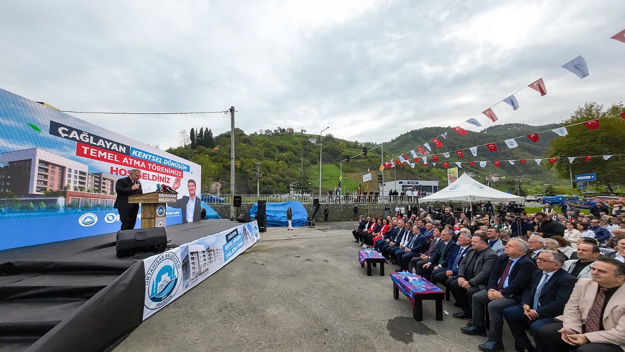 ÇAĞLAYAN’DA TARİHİ GÜN… ÇAĞLAYAN KENTSEL DÖNÜŞÜM PROJESİ’NİN TEMELİ ATILDI