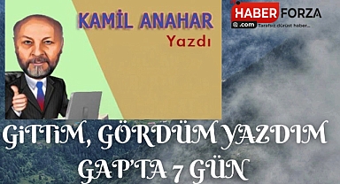 GiTTiM, GÖRDÜM YAZDIM
