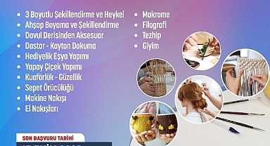 ORTAHİSAR BELEDİYESİ’NİN YENİ DÖNEM MESLEK EDİNDİRME KURSLARI BAŞLIYOR