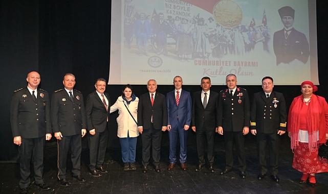 TRABZON’DA CUMHURİYET BAYRAMI COŞKUSU
