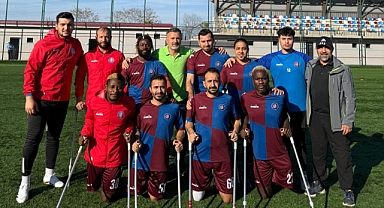 AMPUTE FUTBOL TAKIMI İDDİALI BAŞLAMAK İSTİYOR