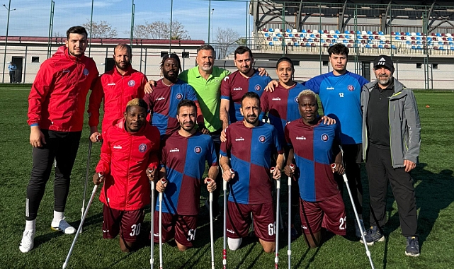 AMPUTE FUTBOL TAKIMI İDDİALI BAŞLAMAK İSTİYOR