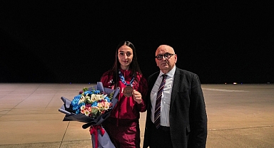 Avrupa Üçüncüsü Sporcumuz Dilara Sak Trabzon’da